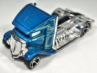 Fast-Bed Hauler Hot Wheels 2013 1:64 Luzak Niebieski – zdjęcie 2