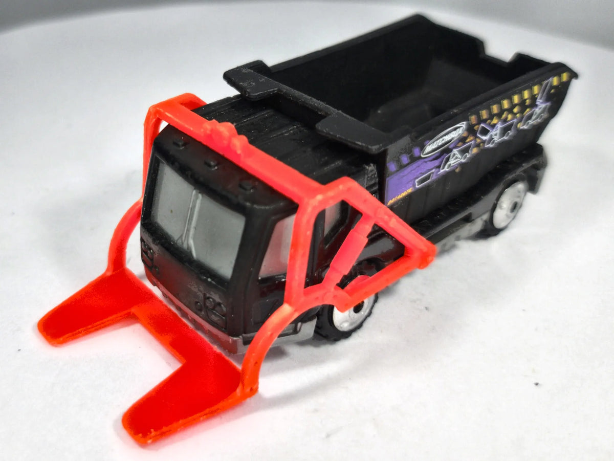 Ciężarówka Trash Truck Hero City Town Services Matchbox 2001 Czarny 1:64 – zdjęcie 2