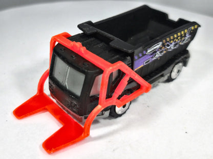 Ciężarówka Trash Truck Hero City Town Services Matchbox 2001 Czarny 1:64 – zdjęcie 2