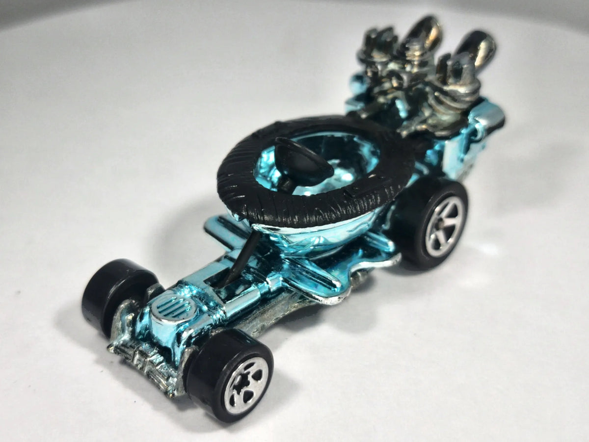 HOT SEAT FINAL RUN, Hot Wheels 1999, Die cast, Niebieski, 1:64, Resoraki – zdjęcie 2