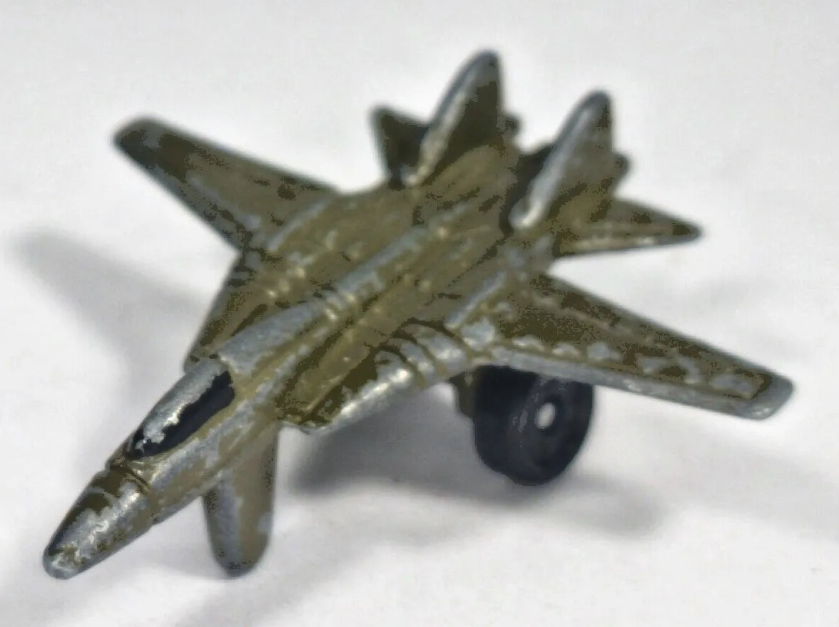 MIKOJAN MIG-29 FULCRUM, Unbranded Ok 1990, Die cast, Zielony 1:450 Resoraki – zdjęcie 2