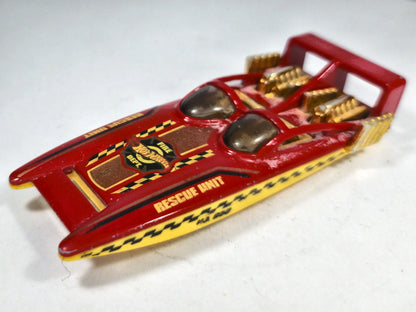 H2Go Hot Wheels 1975 1:64 RESCUE UNIT Luzak Czerwony – zdjęcie 2