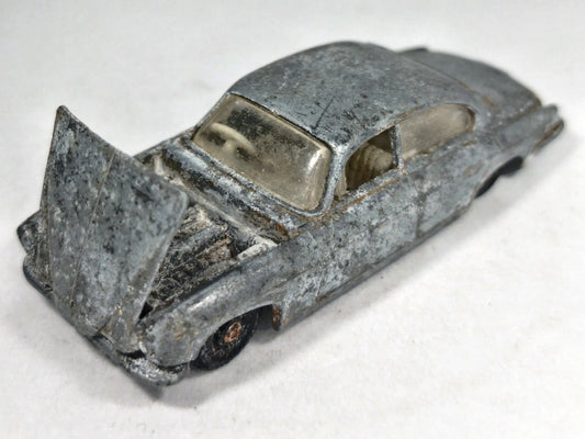 JAGUAR MK10 Matchbox '60 Srebrna Patyna 1:72 Made in England – zdjęcie 2