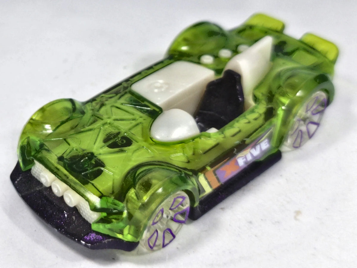 Monteracer Hot Wheels 2013 1:64 FIVE Luzak Zielony – zdjęcie 2