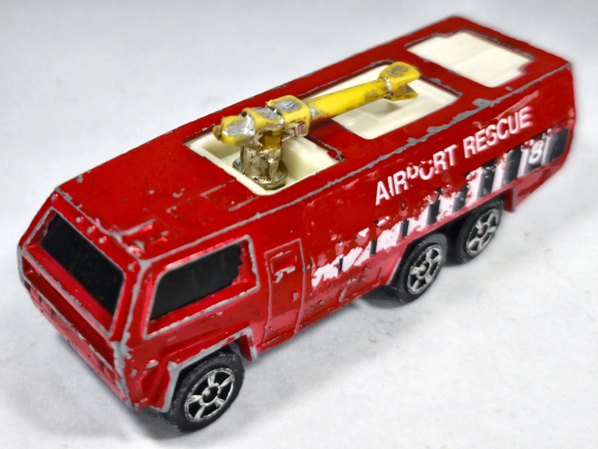 Ciężarówka Airport Rescue Corgi '80 Czerwony 1:87 Made in United Kingdom – zdjęcie 2