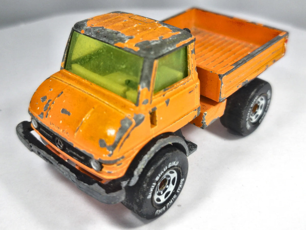 MERCEDES-BENZ UNIMOG, Siku, Die cast 3800, Pomarańczowy, 1:51, Resoraki – zdjęcie 2