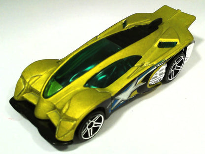 SIDE DRAFT, Hot Wheels 2001, Resoraki, Die cast, Żółty 1:64 – zdjęcie 2