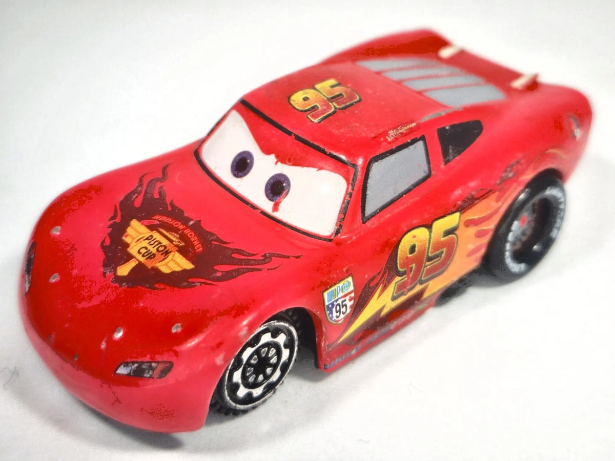 ZYGZAK MCQUEEN, Auta Disney Pixar, Die cast, Czerwony, 1:64, Resoraki – zdjęcie 2