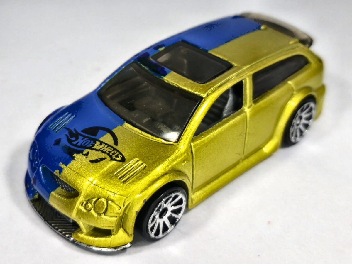 Audacious Hot Wheels 2004 Złoty i Niebieski 1:64 Flaga Ukrainy – zdjęcie 2