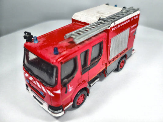 2001 SIDES PSE 1000, AmerCom, Made in France, Die cast, Czerwony, 1:64 – zdjęcie 2