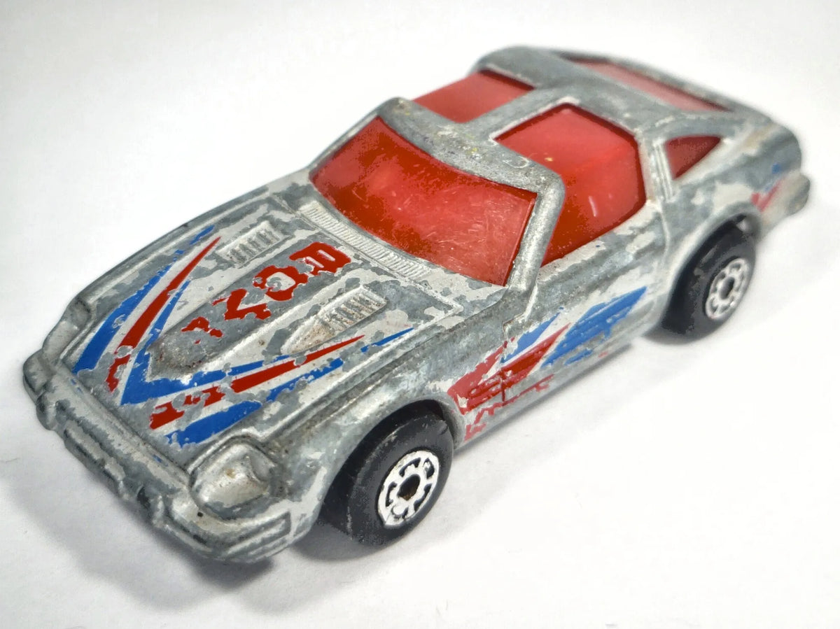 Datsun 280ZX 2+2 MEGA BLASTERS, Matchbox 1983, Die cast, 1:64, Resoraki – zdjęcie 2