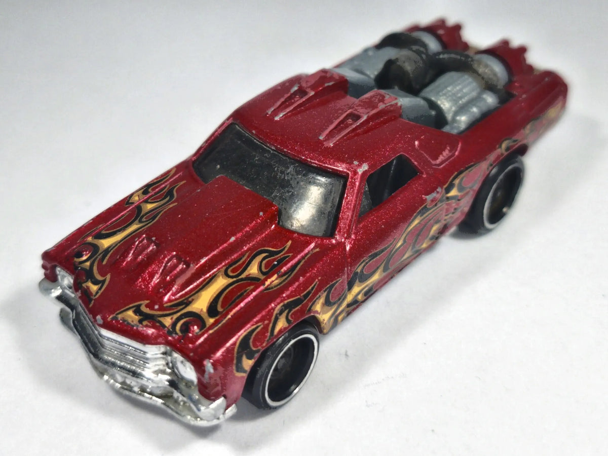 CUSTOM '71 EL CAMINO, Hot Wheels 2012, Die cast, Czerwony, 1:64, Resoraki – zdjęcie 2
