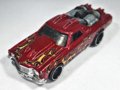 CUSTOM '71 EL CAMINO, Hot Wheels 2012, Die cast, Czerwony, 1:64, Resoraki – zdjęcie 2