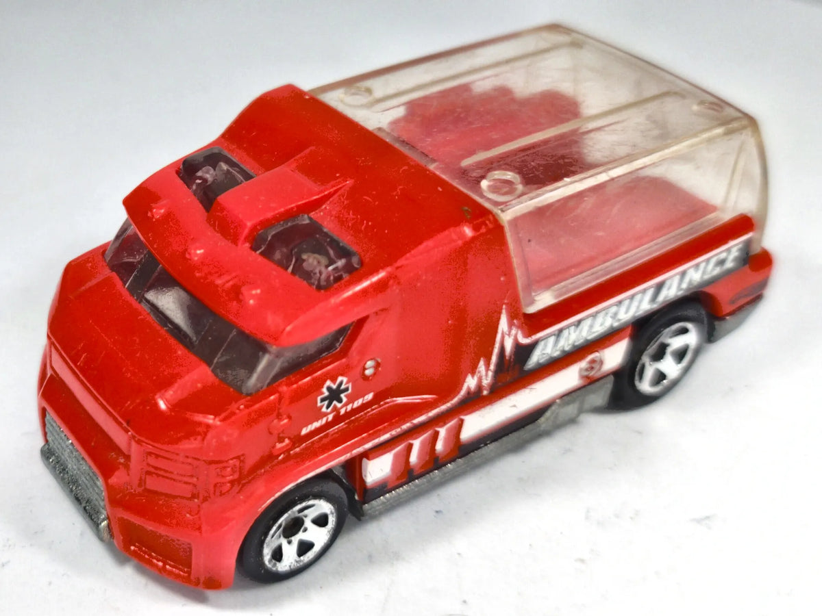 Rapid Response Hot Wheels 1995 1:56 Made in France Pogotowie ratunkowe – zdjęcie 2