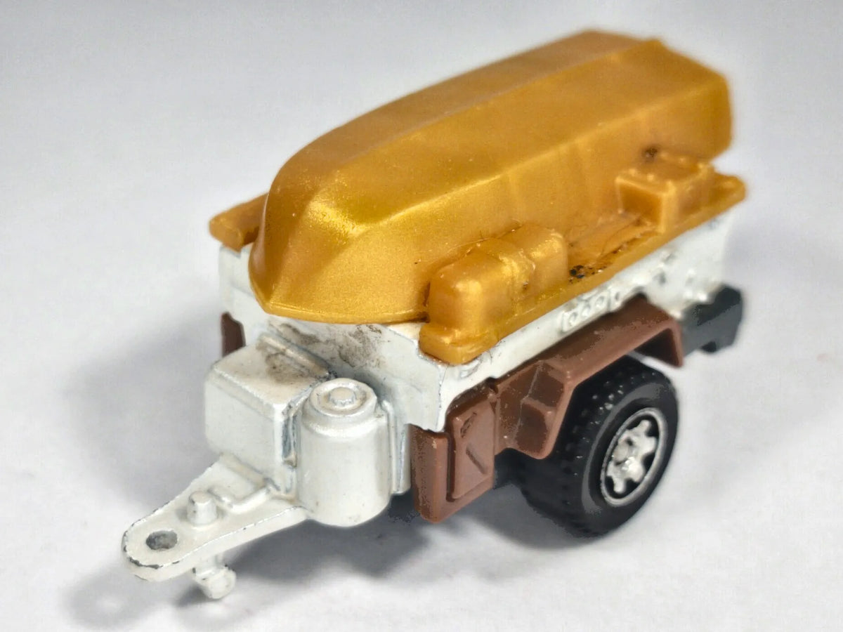 TRAILER TRAWLER, PRZYCZEPA, Matchbox, MB1076, Biały i złoty, 1:64, Resoraki – zdjęcie 2