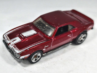 Chevrolet Camaro Copo 1968 Hot Wheels 2010 1:64 Luzak Bordowy Muscle Car – zdjęcie 2