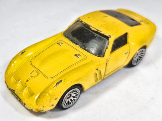 Ferrari 250 GTO Hot Wheels 1:64 Luzak Żółty – zdjęcie 2