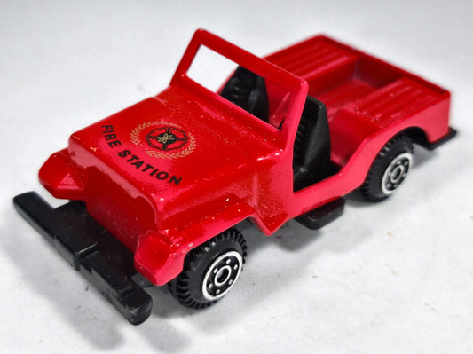 Jeep Cj Pickup Straż pożarna Summer Czerwony 1:55 – zdjęcie 2