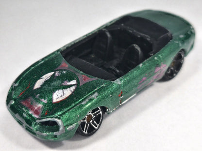 JAGUAR XK-8, Hot Wheels 1996, Die cast, Zielony, 1:64, Resoraki – zdjęcie 2