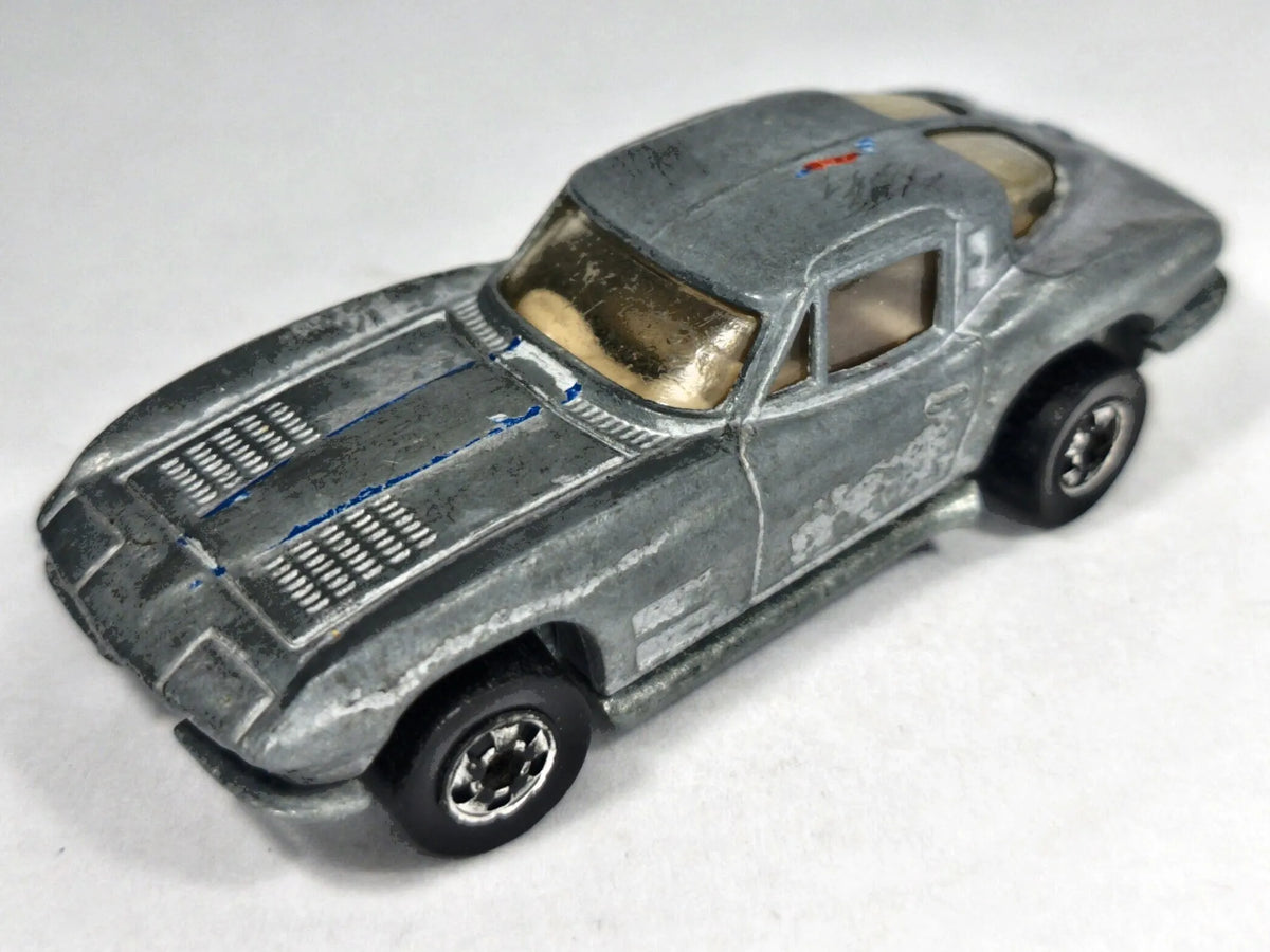 CHEVROLET CORVETTE STING RAY SPLIT WINDOW Hot Wheels 1970 1:64 2xMetal – zdjęcie 2