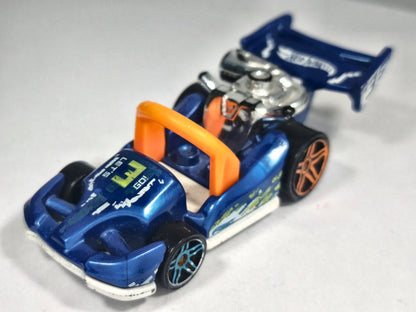 LET'S GO, Hot Wheels 2013, Die cast 1 NL, Niebieski, 1:64, Resoraki – zdjęcie 2