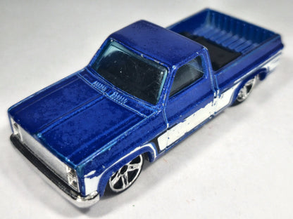 '83 CHEVY SILVERADO, Hot Wheels 2007, Die cast 1126 MJ 1 NL, Niebieski – zdjęcie 2