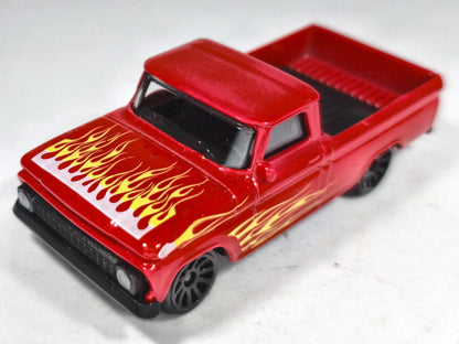 Chevrolet C10 Majorette 1:66 Pickup Czerwony Rod Squad – zdjęcie 2