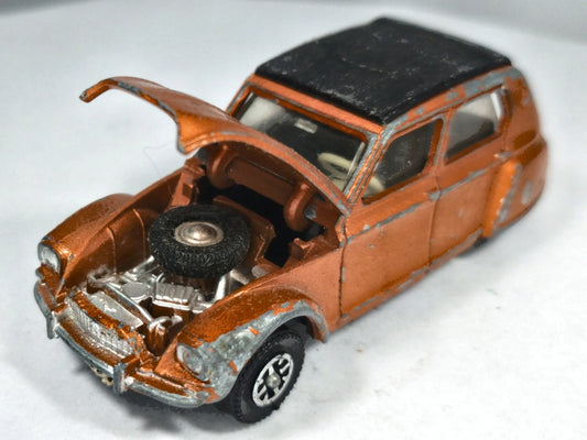 Citroen Dyane Dinky Toys '70 Miedziany 1:43 Made in England – zdjęcie 2