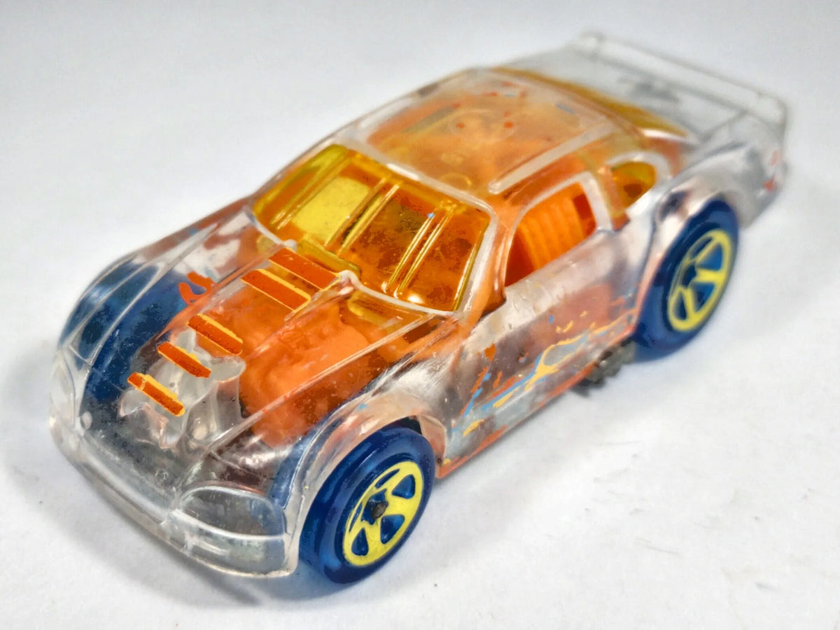 STOCKAR, Hot Wheels 2005, Die cast, Przezroczysty, 1:64, Resoraki – zdjęcie 2