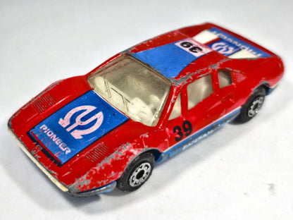 FERRARI 308 GTB Matchbox 1981 Czerwony 1:57 Made in Macau – zdjęcie 2