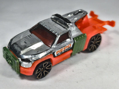 Rapid Duty Hot Wheels 2013 1:64 Pickup Luzak Pomarańczowy – zdjęcie 2
