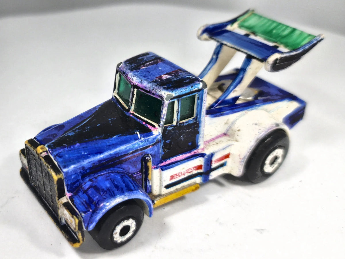 Kenworth D Matchbox 1982 Super Kings 1:64 Made in England Luzak Custom Art – zdjęcie 2