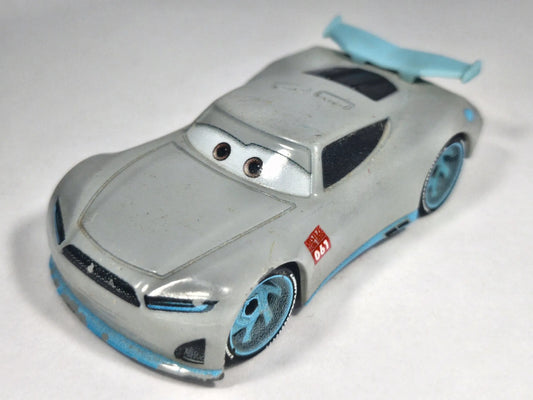 JACKSON STORM, Auta - Disney/Pixar, Die cast GKB22, Szary, 1:64, Resoraki – zdjęcie 2
