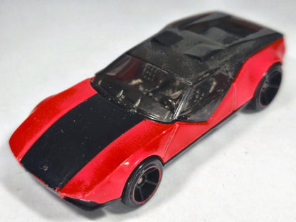 LA FASTA, Hot Wheels 2009, Die cast B22, Czerwony, 1:64, Resoraki – zdjęcie 2