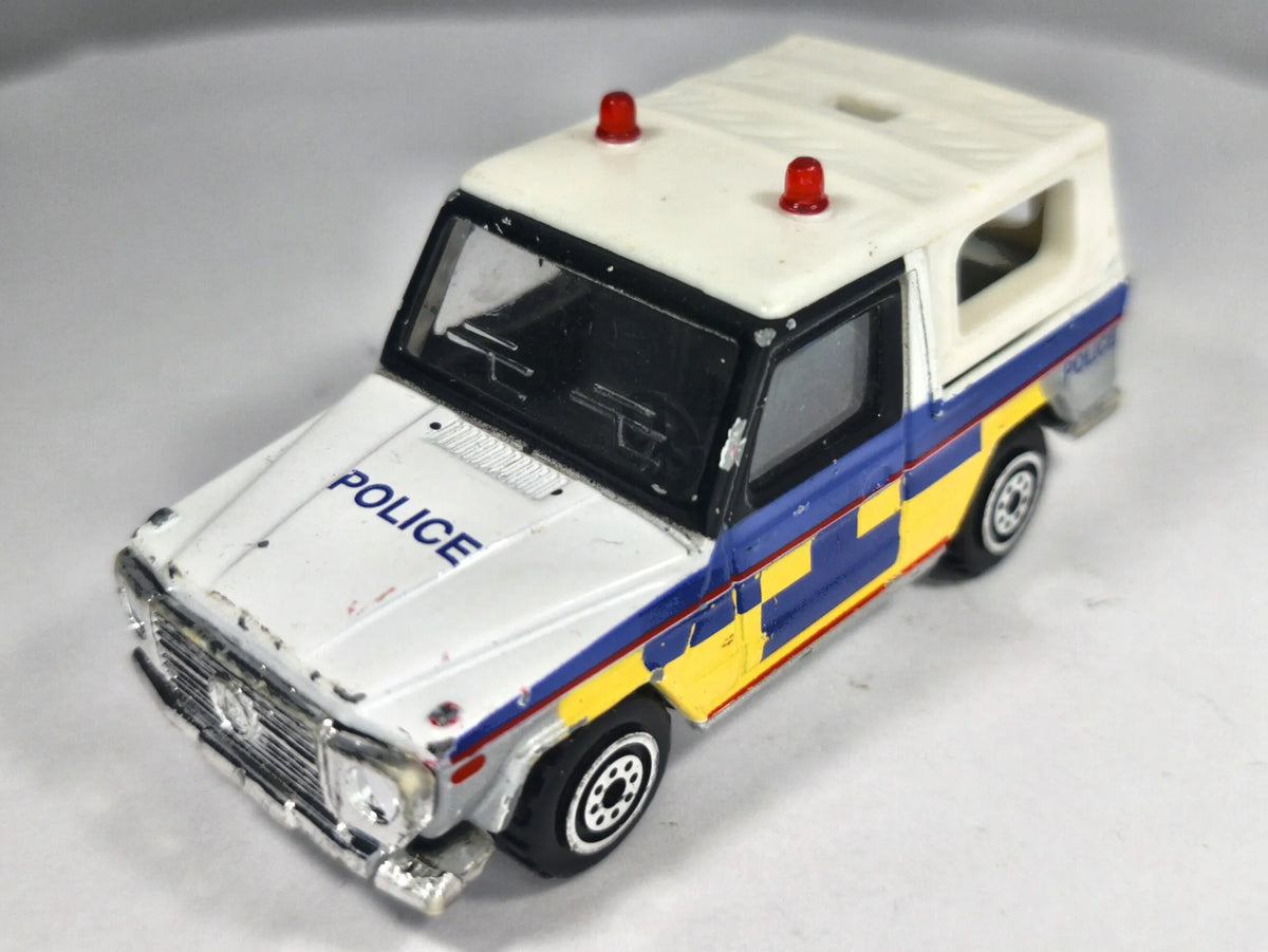 MERCEDES-BENZ G-WAGON POLICE, Realtoy, Die cast, Biały, 1:67, Resoraki – zdjęcie 2