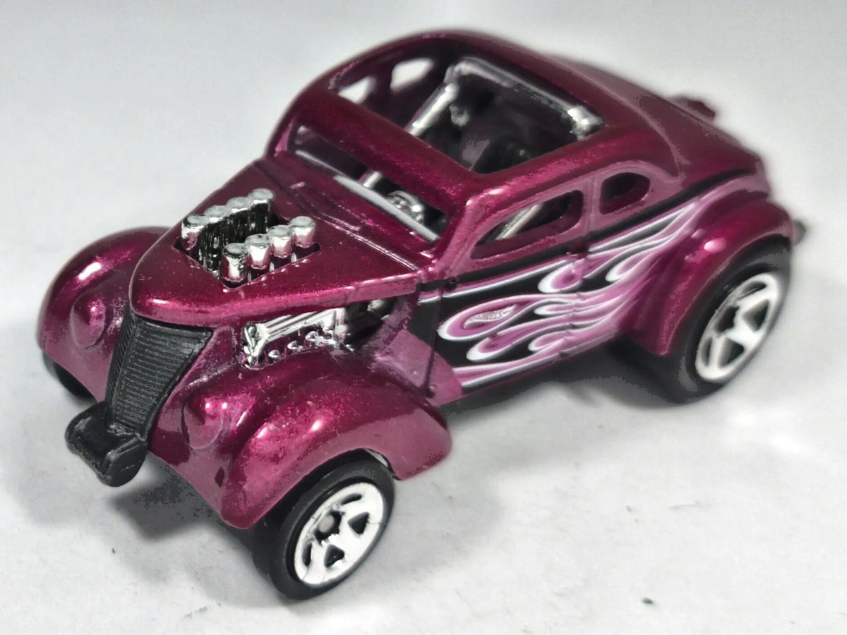 Pass'N Gasser Hot Wheels 2007 Mainline 1:64 Hot Rod Luzak Fioletowy – zdjęcie 2