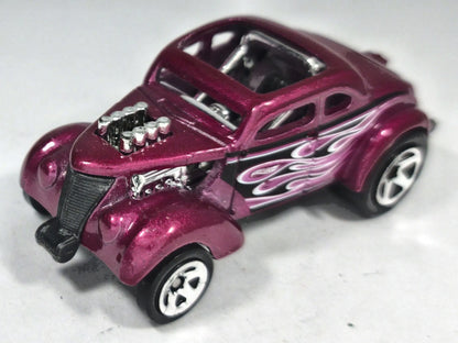 Pass'N Gasser Hot Wheels 2007 Mainline 1:64 Hot Rod Luzak Fioletowy – zdjęcie 2