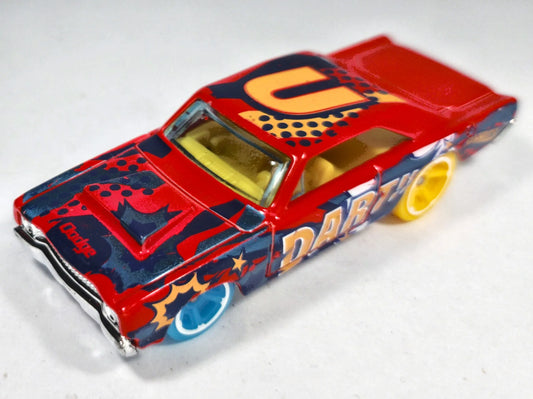 Dodge Charger 1969 Hot Wheels 2003 1:64 DARE Luzak Czerwony Policja – zdjęcie 2