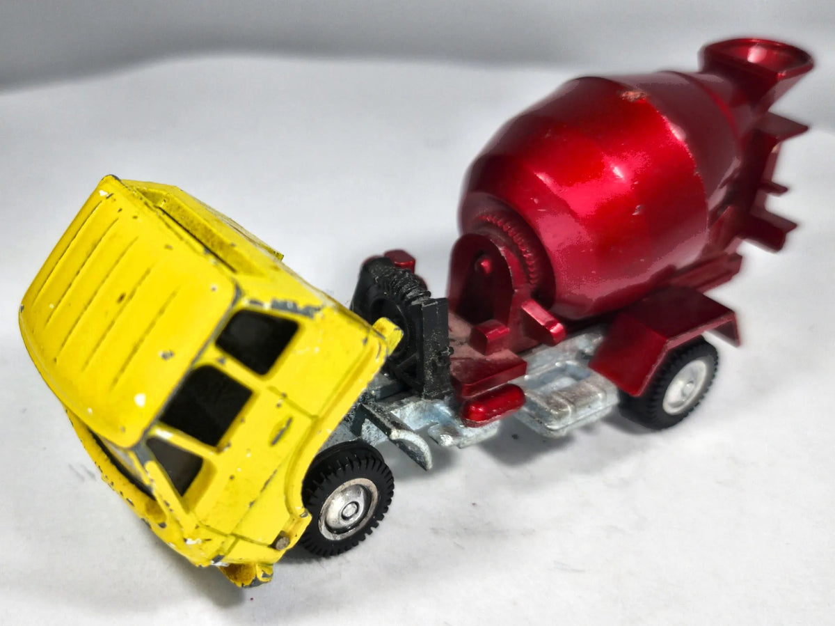 Ciężarówka Betoniarka Eidai Corporation '70 Czerwony 1:64 Made in Japan – zdjęcie 2