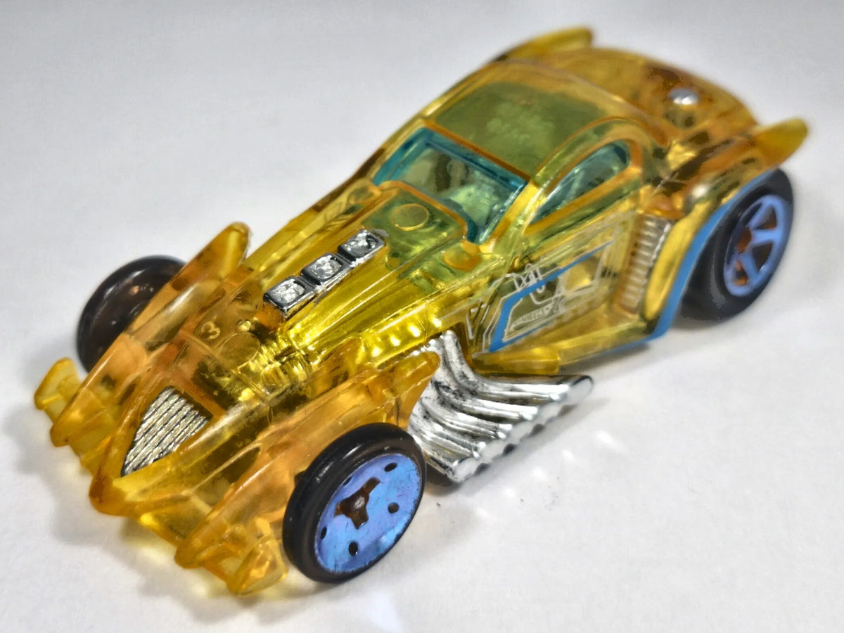 BURL-ESQUE, Hot Wheels 2012, Die cast, Żółty Przeźroczysty, 1:64, Resoraki – zdjęcie 2