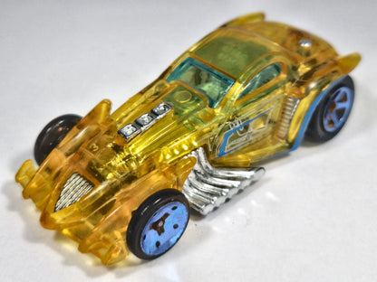 BURL-ESQUE, Hot Wheels 2012, Die cast, Żółty Przeźroczysty, 1:64, Resoraki – zdjęcie 2
