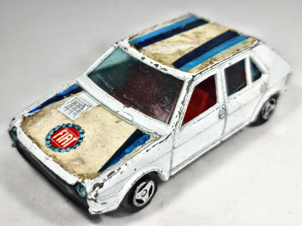 FIAT RITMO RALLY Polistil '80 Biały 1:55 Made in Italy – zdjęcie 2