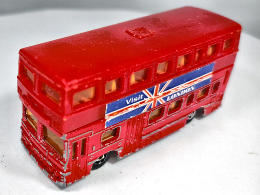 Autobus Piętrowy BRITISH BUS London Bus Majorette '70 1:64 Made in England – zdjęcie 2