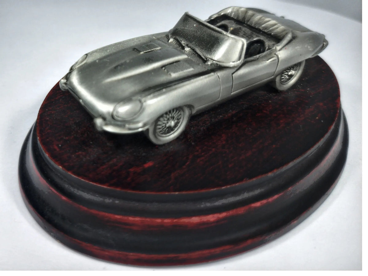 E-Type Roadster CCA Marque Models Ltd. Srebrny 1:54 Stop Cyny – zdjęcie 2