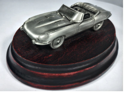 E-Type Roadster CCA Marque Models Ltd. Srebrny 1:54 Stop Cyny – zdjęcie 2
