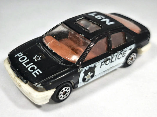 FORD MONDEO POLICE Policja Majorette '80 Czarny 1:55 Made in France – zdjęcie 2