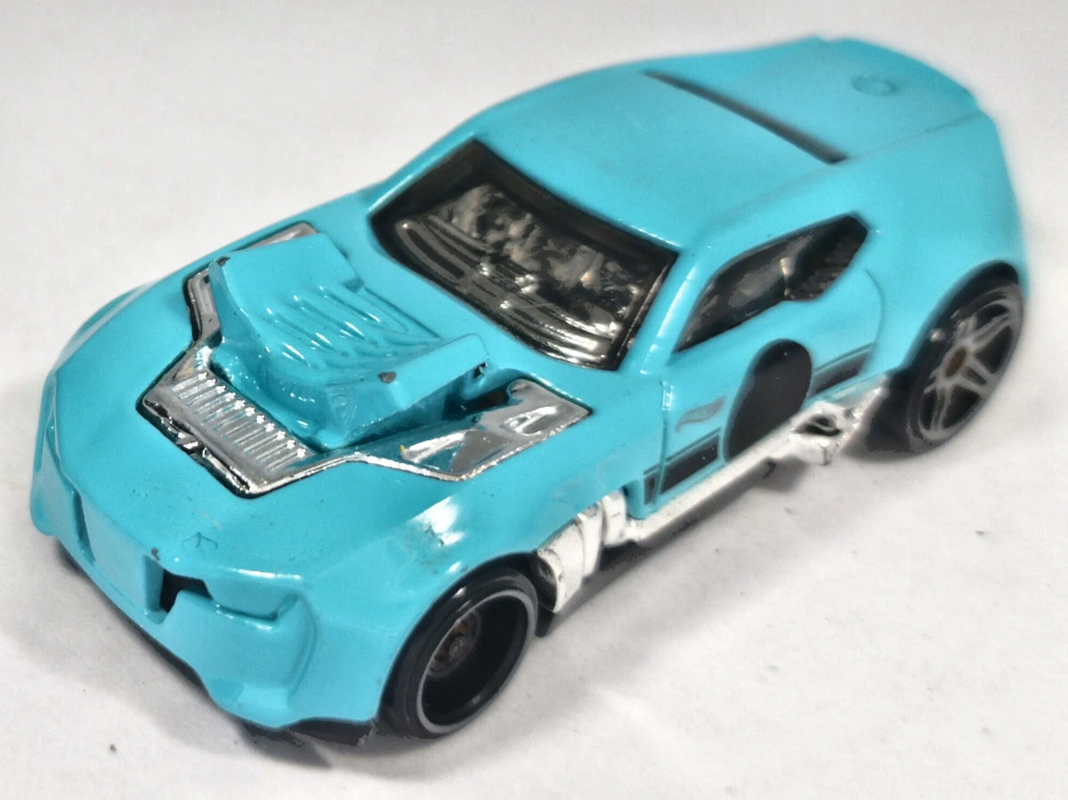 Twinduction Hot Wheels 2010 2010 New Models 1:64 Luzak Turkusowy – zdjęcie 2