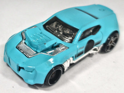 Twinduction Hot Wheels 2010 2010 New Models 1:64 Luzak Turkusowy – zdjęcie 2