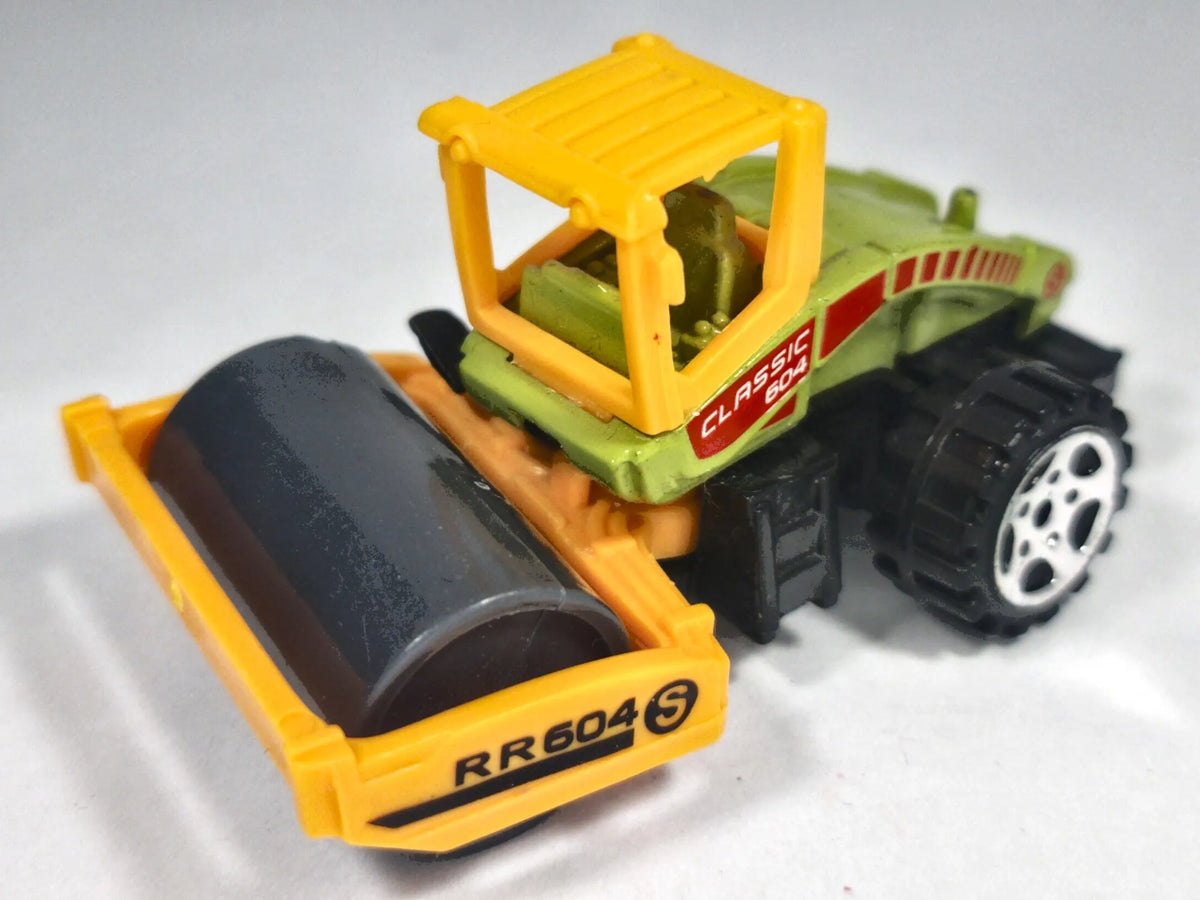 ROAD ROLLER Classic 604, Walec drogowy, Die cast SRR604 Żółty 1:64 Resoraki – zdjęcie 2