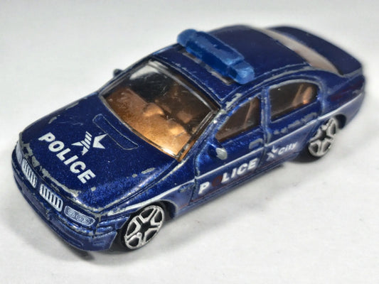 BMW Serii 7 Police Patrol Welly 1:64 Luzak Niebieski Policja – zdjęcie 2